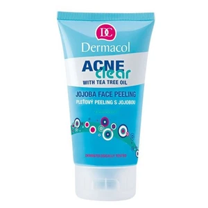 DERMACOL AcneClear Pleťový peeling s jojobou 150 ml