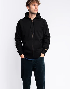 Carhartt WIP Hooded Chase Jacket Black/Gold L