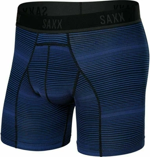 SAXX Kinetic Boxer Brief Variegated Stripe/Blue M Fitness spodní prádlo