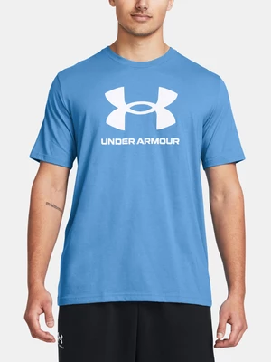 Under Armour Tričko UA SPORTSTYLE LOGO UPDATE SS-BLU - Pánské