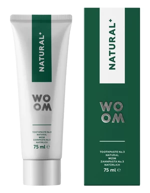 Woom Natural+ zubná pasta 75 ml