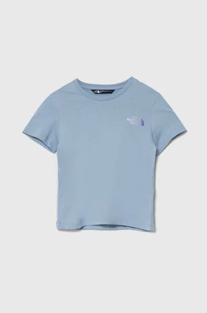 Detské bavlnené tričko The North Face RELAXED GRAPHIC TEE 2 tyrkysová farba