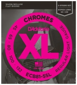 D'Addario ECB81-5SL Cuerdas de bajo