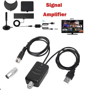 Ground Wave DTMB Indoor and Outdoor HDTV Antenna Signal Amplifier Booster Low Noise