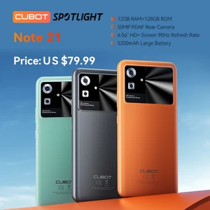 [World Premiere]Cubot Note 21 Smartphone 12GB+128GB 6.56"HD+Screen 90Hz Refresh Rate 5200mAh 50MP Rear Camera Smart Mobile Phone