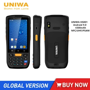 UNIWA HS001 IP67 Waterproof Smartphones Android 9.0 4300mAh Mobile Phone Support NFC UHF PSAM 2GB RAM 16GB ROM 8MP Pixels Phone