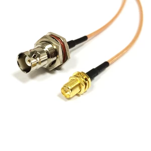 New Modem Extension Cable RP-SMA Jack Inner Pin To BNC Female Bulkhead Connector RG316 15CM 6" Adapter RF Pigtail