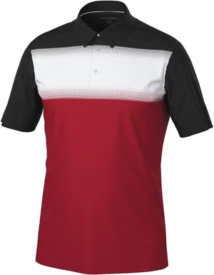 Galvin Green Mo Mens Breathable Short Sleeve Shirt Red/White/Black L Camiseta polo