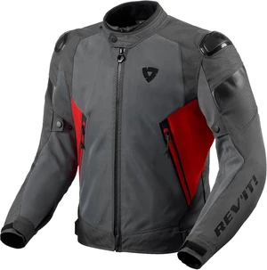 Rev'it! Jacket Control Air H2O Grey/Red XL Geacă textilă