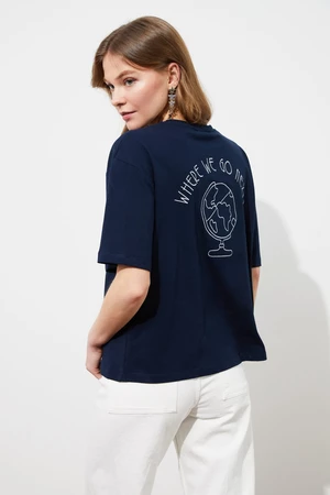 Dámské tričko Trendyol Embroidered