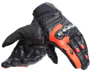 Dainese Carbon 4 Short Black/Fluo Red M Motorradhandschuhe