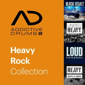 XLN Audio Addictive Drums 2: Heavy Rock Collection Štúdiový software VST Instrument (Digitálny produkt)