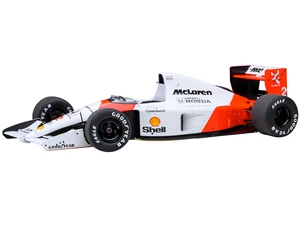 McLaren Honda MP4/6 2 Gerhard Berger Winner Formula One F1 Japanese GP (1991) (with McLaren Logo) 1/18 Model Car by Autoart