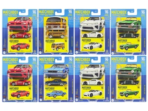 "Collectors" Superfast 2023 Assortment U "70 Years" Special Edition Set of 8 pieces Diecast Model Cars by Matchbox