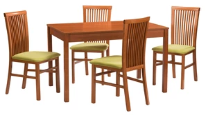 MI-KO Jedálenský set stôl GASTRO / stoličky ANGELO čerešňa