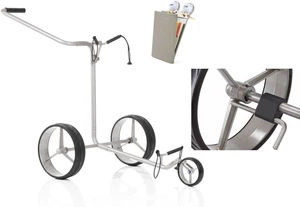 Jucad Titan 3-Wheel Deluxe SET Silver Manuální golfové vozíky