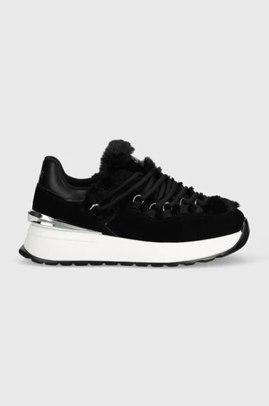 Semišové sneakers boty GOE černá barva, MM2N4094.BLACK