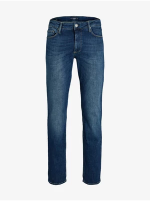 Dark Blue Mens Slim Fit Jeans Jack & Jones Clark - Men