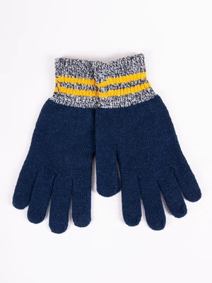 Yoclub Man's Gloves RED-0074F-AA50-006 Navy Blue