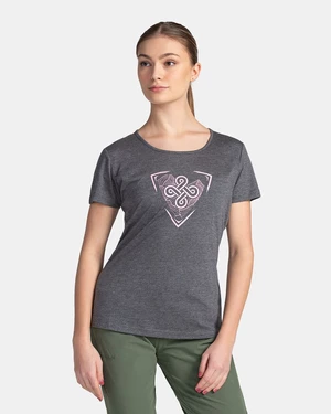Women's technical T-shirt KILPI GAROVE-W Dark gray