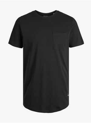 Black Men's T-Shirt with Jack & Jones Noa Pocket - Men
