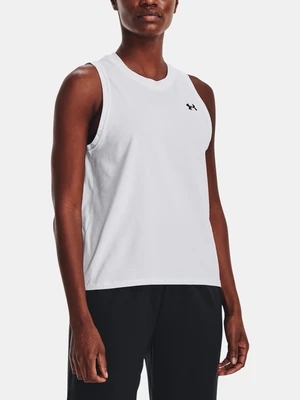 Under Armour Tank Top UA Essential Cttn Strch Tank-WHT - Women