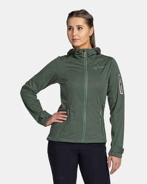 Women's softshell jacket KILPI BELTRA-W Dark green
