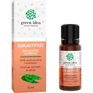 Green Idea Eukalyptus 100% silice na podporu normálnej funkcie dýchacieho ústrojenstva 10 ml