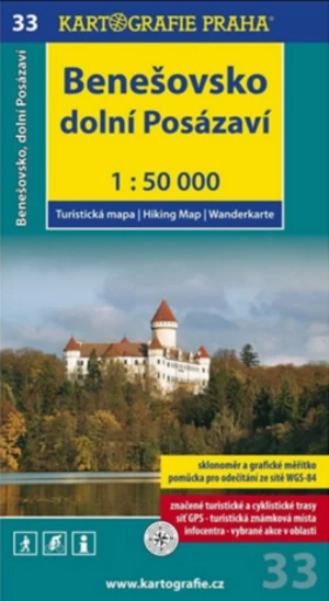 Benešovsko Dolní Posázaví 1:50 000