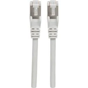 Síťový kabel RJ45 Intellinet 740616, CAT 6A, S/FTP, 0.50 m, šedá