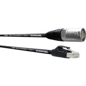 Síťový kabel RJ45 Cordial CSE 5 NH 5, CAT 5e, S/UTP, 5.00 m, černá