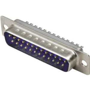 D-SUB zástrčka BKL Electronic 180 °, pólů 25, pájecí kalíšek, 1 ks