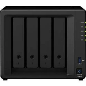 Skříň pro NAS server Synology DiskStation DS418 DS418, podpora videa 4K, přední USB 3.0 konektor