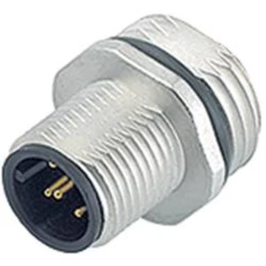 Konektor pro senzory Binder 763-09-3431-578-04, M12, přírubová zástrčka, IP67