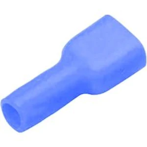 Faston konektor Vogt Verbindungstechnik 3970, šířka 6.3 mm plná izolace, modrá, 1 ks