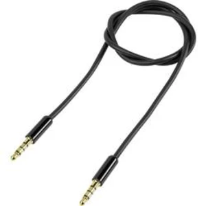 Jack audio kabel SpeaKa Professional SP-7870120, 1.00 m, černá