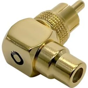 Cinch úhlový adaptér Oehlbach Sound-AD 90, zlatá