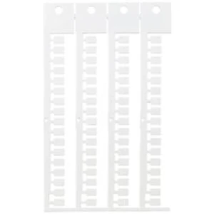 Inscription label, front, vertical, terminal width: 5 mm, H: 7 mm, white Siemens 8WA8348-2AY 136 ks