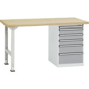 Dílenském COMBI model 2 s multiplex deska, Šxhxv = 1500 x 700 x 840 mm Manuflex TP5088.9006 TP5088.9006