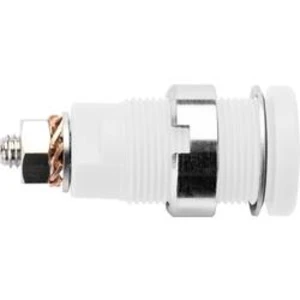 Bezpečnostní vestavná zásuvka 4 mm Schützinger DI SEB 6445 Ni / WS, bílá, 1 ks