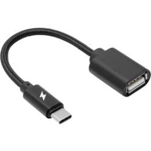 Kabel pro mobilní telefon Felixx Premium DC-OTGAL-TC, [1x USB-C™ zástrčka - 1x USB 2.0 zásuvka A], 10.00 cm