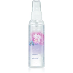 Avon Naturals Care Vibrant Orchid & Blueberry tělový sprej s orchidejí a borůvkou 100 ml