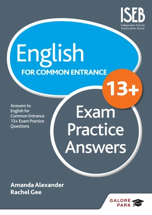 English for Common Entrance at 13+ Exam Practice Answers