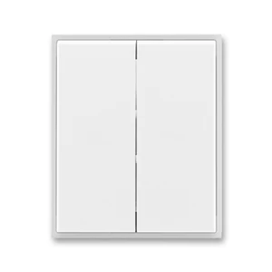 ABB Element,Time kryt vypínače dělený bílá/ledová bílá 3558E-A00652 01