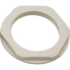 Pojistná matka Helukabel KMK-PA-MB PG, 90710, s límcem, PG7, polyamid, šedobílá (RAL 7035), 1 ks