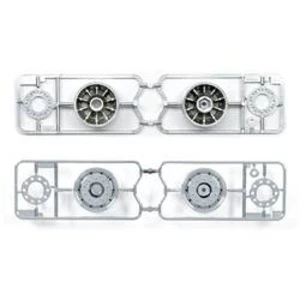 Tamiya 1:14 přívěs k tahači ráfky vzhled Euro chrom (matný) 2 ks
