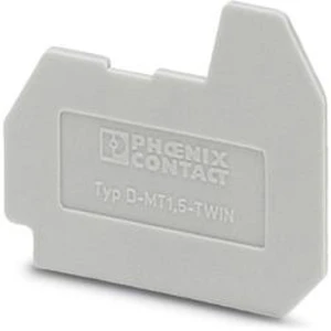 End cover D-MT 1,5-TWIN Phoenix Contact 50 ks