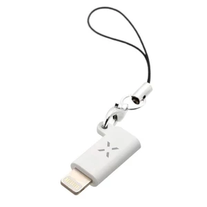 Redukcia FIXED MicroUSB / Lightning (FIXA-ML-WH) biela redukcia • z micro USB na Lightning • nabíjanie aj prenos dát • kompatibilná s iPhone, iPad aj 