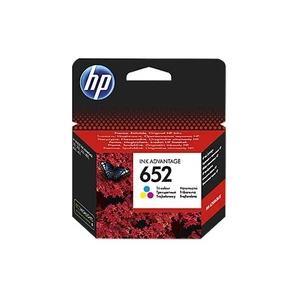 Cartridge HP 652, 200 stran, CMY (F6V24AE) Tříbarevná inkoustová náplň HP F6V24AE, No.652 je kompatibilní s tiskárnami HP DeskJet Ink Advantage 1115, 