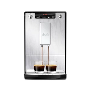 Espresso Melitta Solo Stříbrné strieborné automatický kávovar • pripravíte espresso, lungo • príkon 1 400 W • tlak 15 barov • 1,2l nádržka na vodu • 1